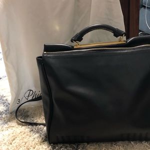3.1 Philip Lim Large Ryder Satchel black